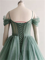 Dusty Green Ruffle Photoshoot Dress