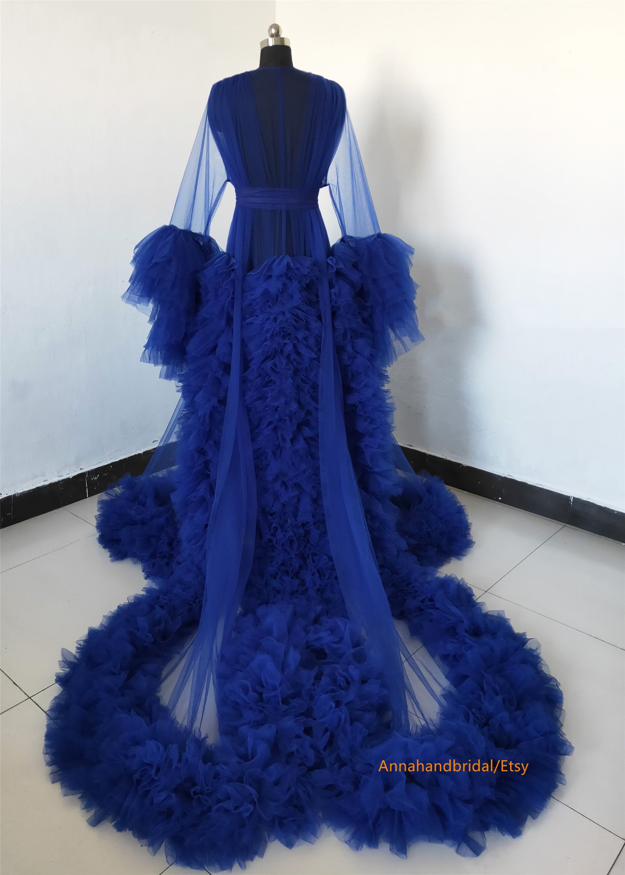 Ready to ship Royal Blue Maternity Dress/ Baby Shower Dress Annahandbridal Ready to ship Royal Blue Maternity Dress/ Baby Shower Dress Annahandbridal