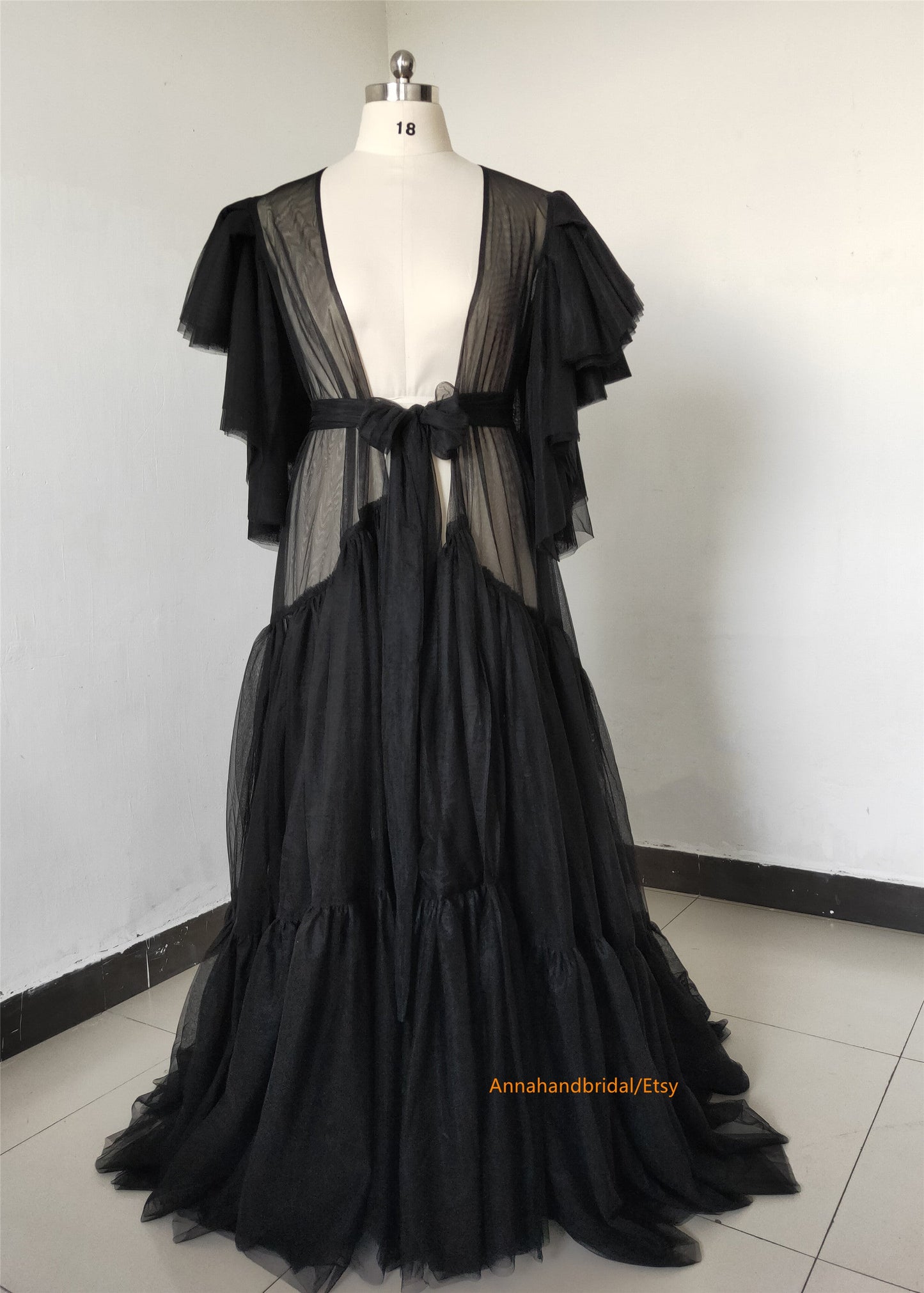 Black Maternity Dress