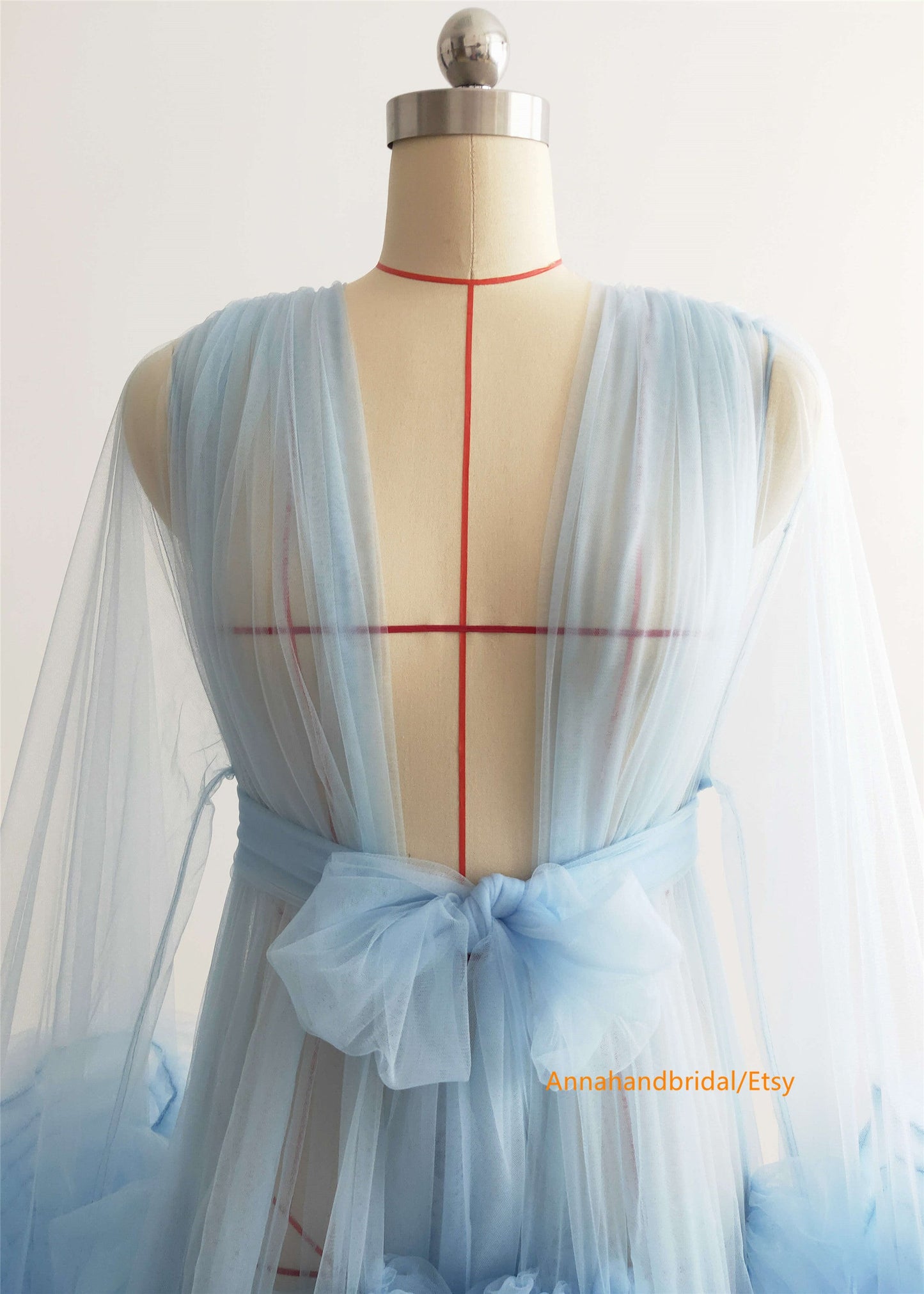Baby Blue Maternity Dress