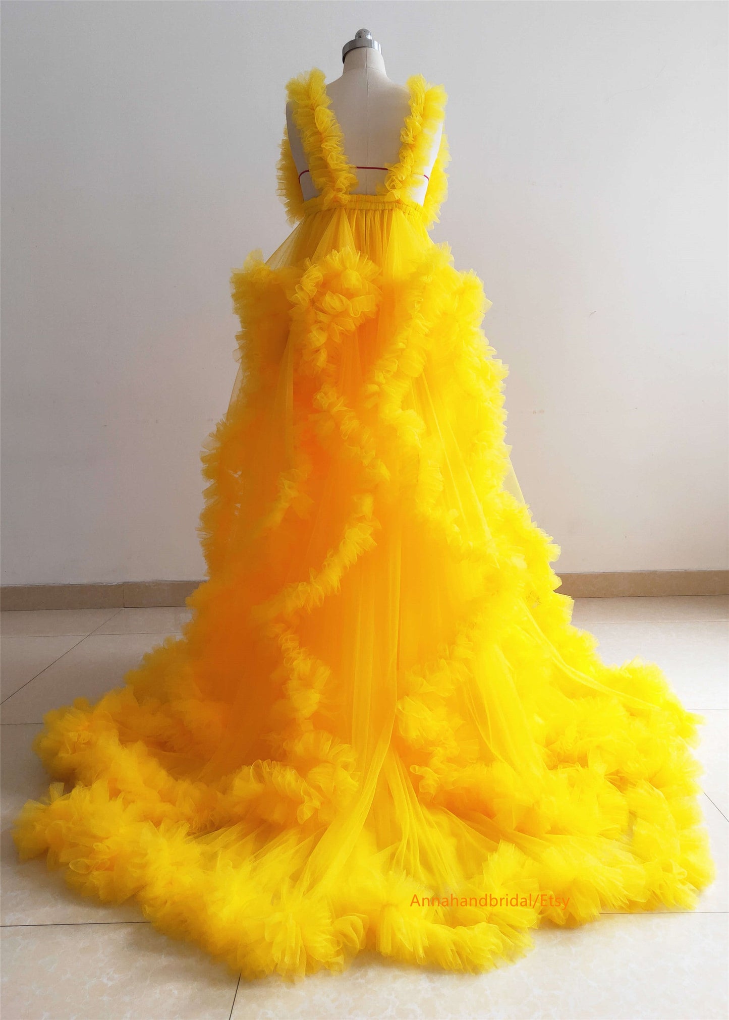 Yellow Maternity Dress /Photo shot Dress