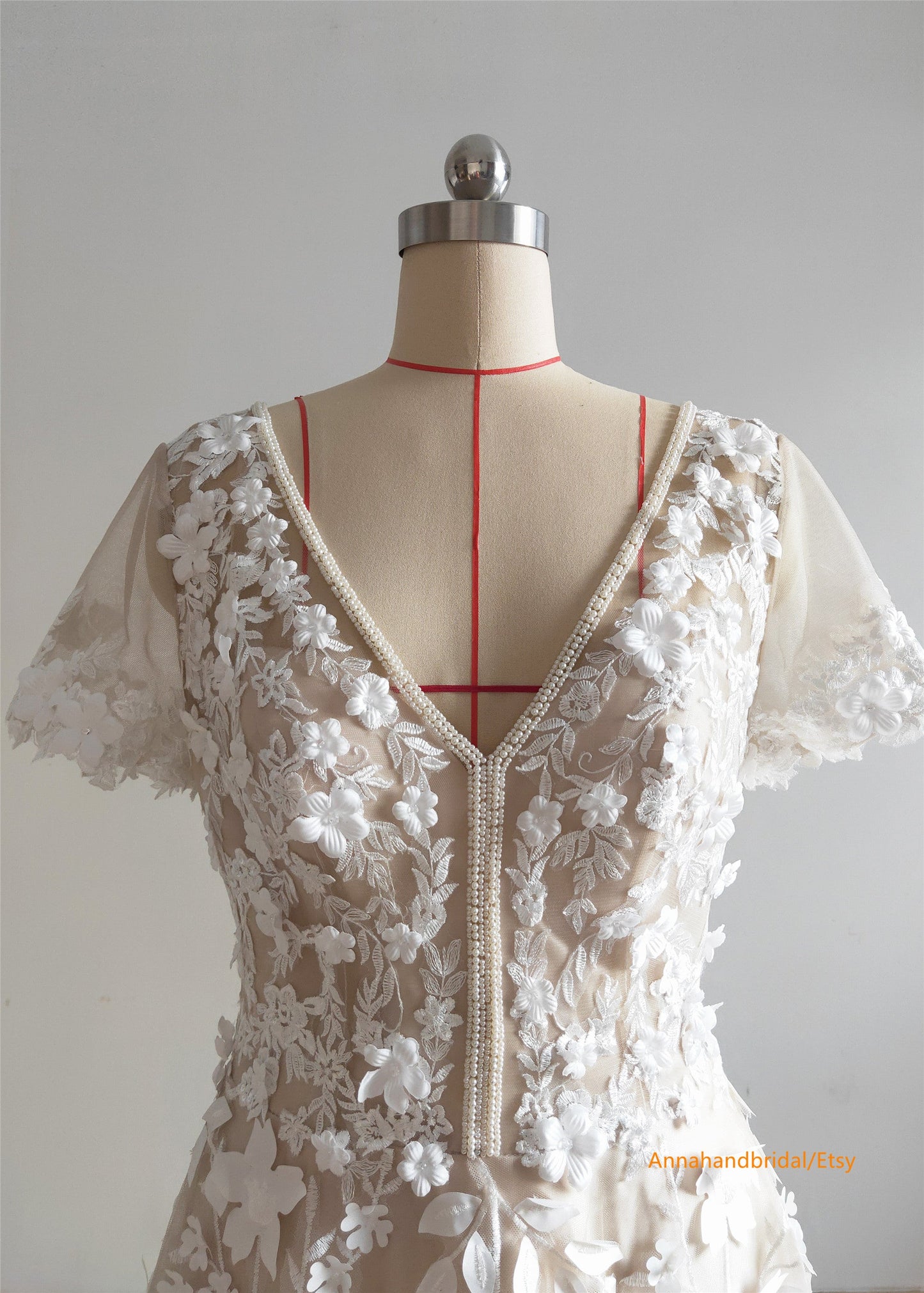 Light Champagne Bridal Gown/Wedding Dress