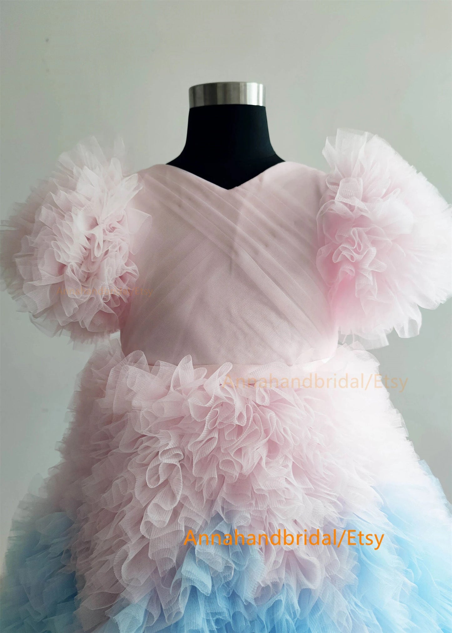 Colorful Girl Holiday Dresses Girls Pageant Dress Tulle Flower Girl Dresses Wedding Party Dress