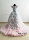 Beaded Lace Ruffled Tulle Flower Girl Dress