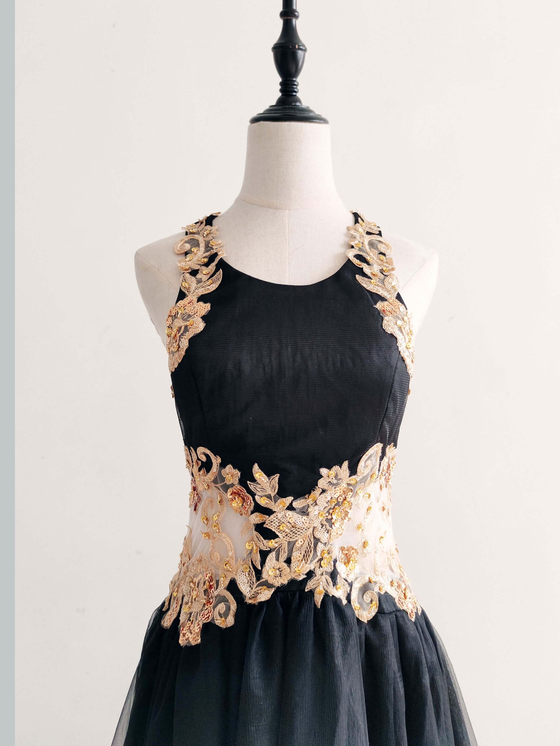 Black And Rose Gold Prom Dress Annahandbridal Black And Rose Gold Prom Dress Annahandbridal