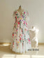 Embroidered Lace Tulle Colorful Wedding Dress