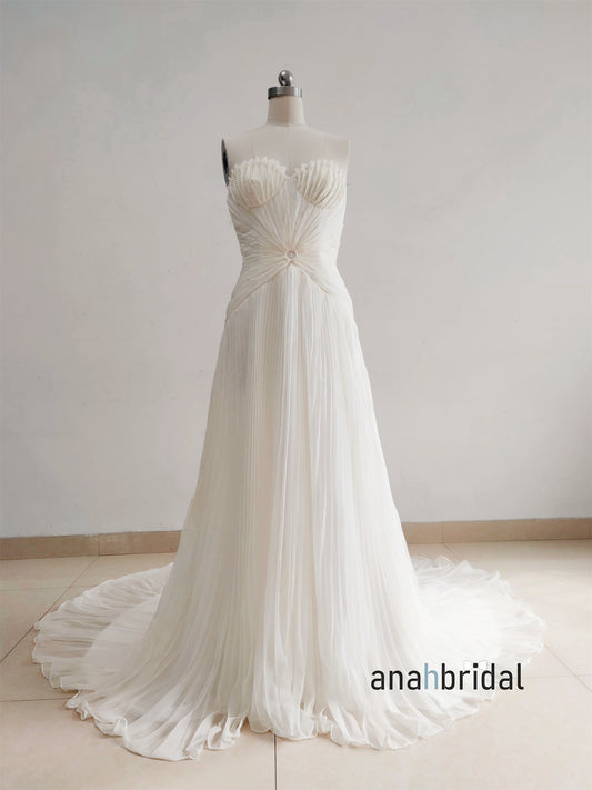 Strapless Sweetheart Dreamy Wedding Dress