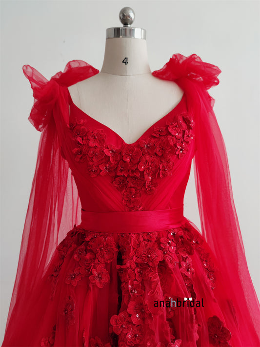 Red Stunning Prom Dress/Photo shoot Dress