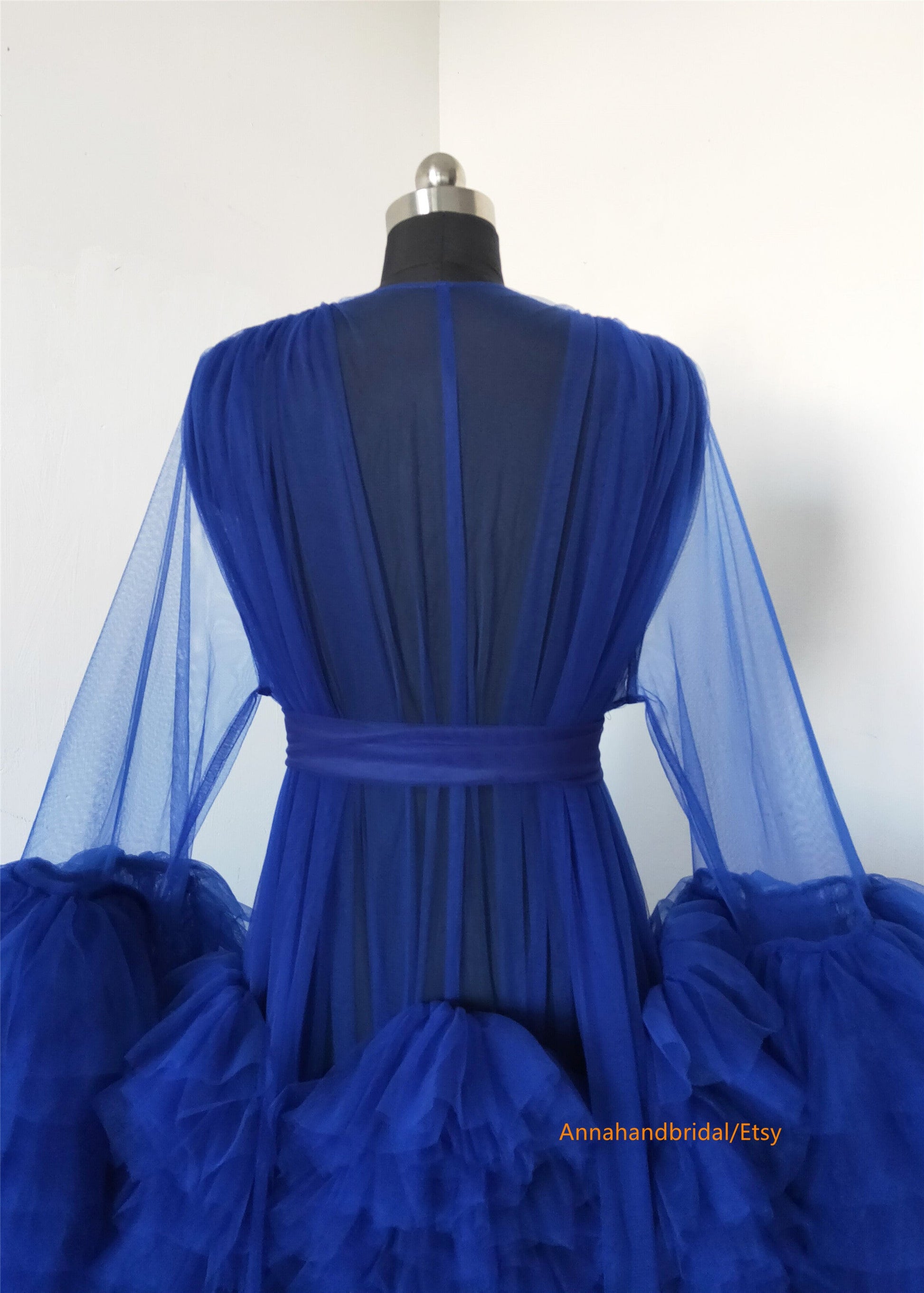 Ready to ship Royal Blue Maternity Dress/ Baby Shower Dress Annahandbridal Ready to ship Royal Blue Maternity Dress/ Baby Shower Dress Annahandbridal