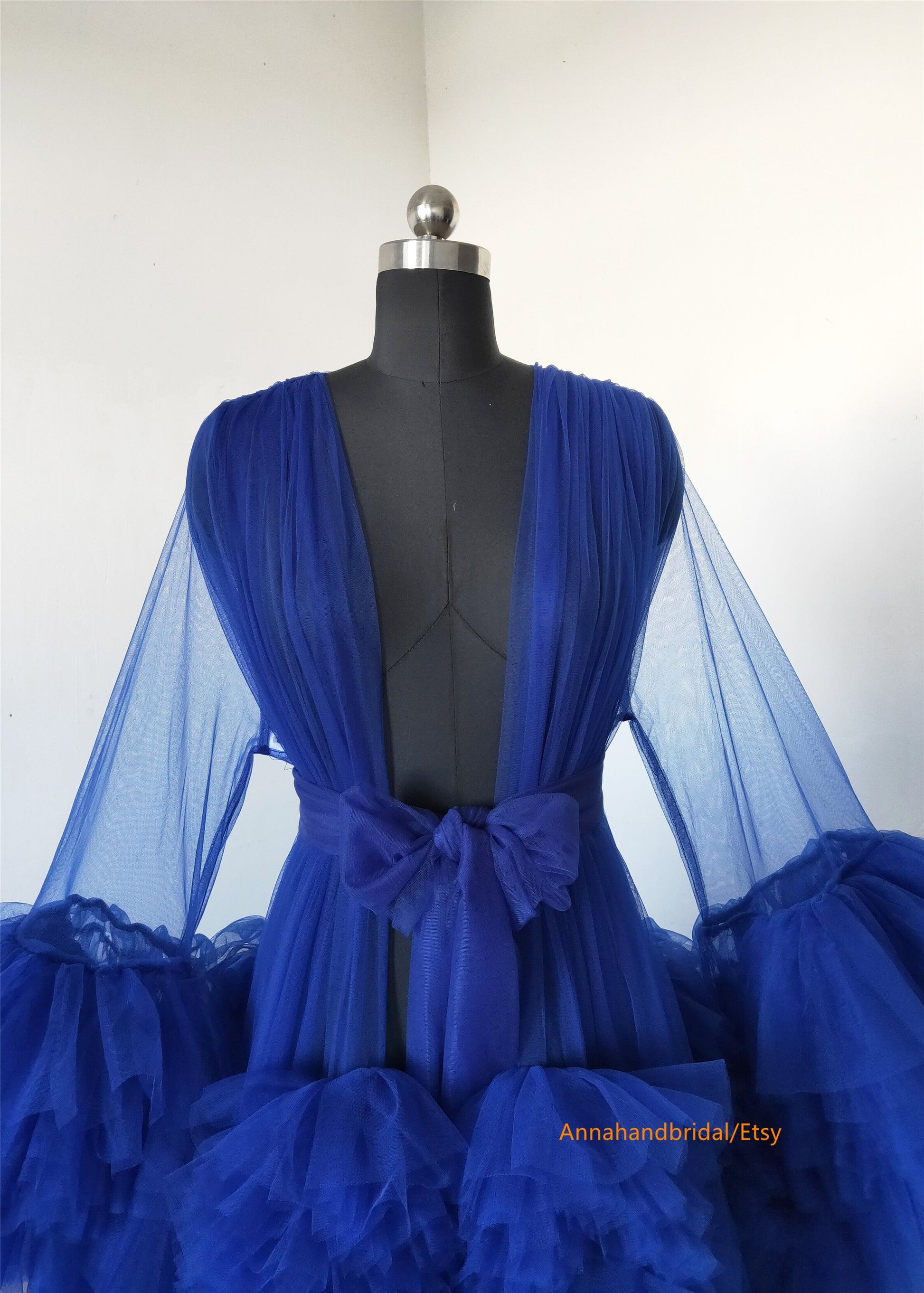 Ready to ship Royal Blue Maternity Dress/ Baby Shower Dress Annahandbridal Ready to ship Royal Blue Maternity Dress/ Baby Shower Dress Annahandbridal