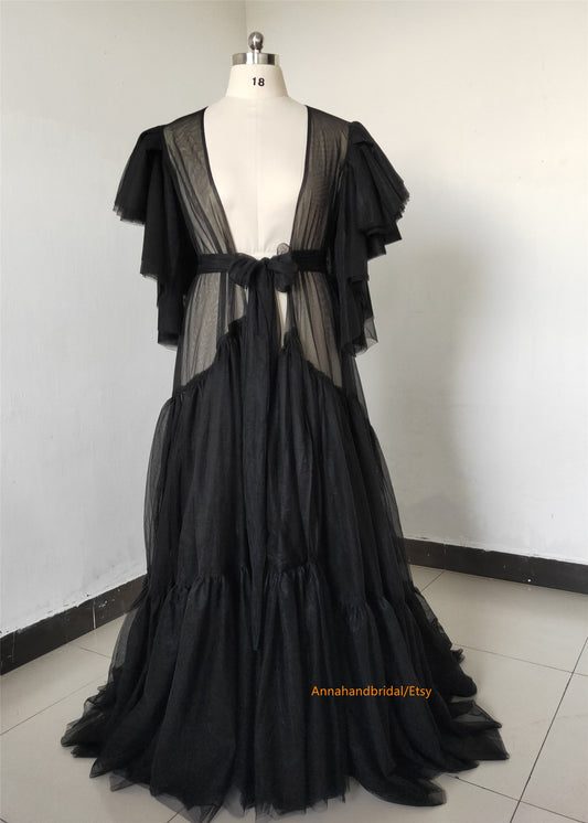 Black Maternity Dress