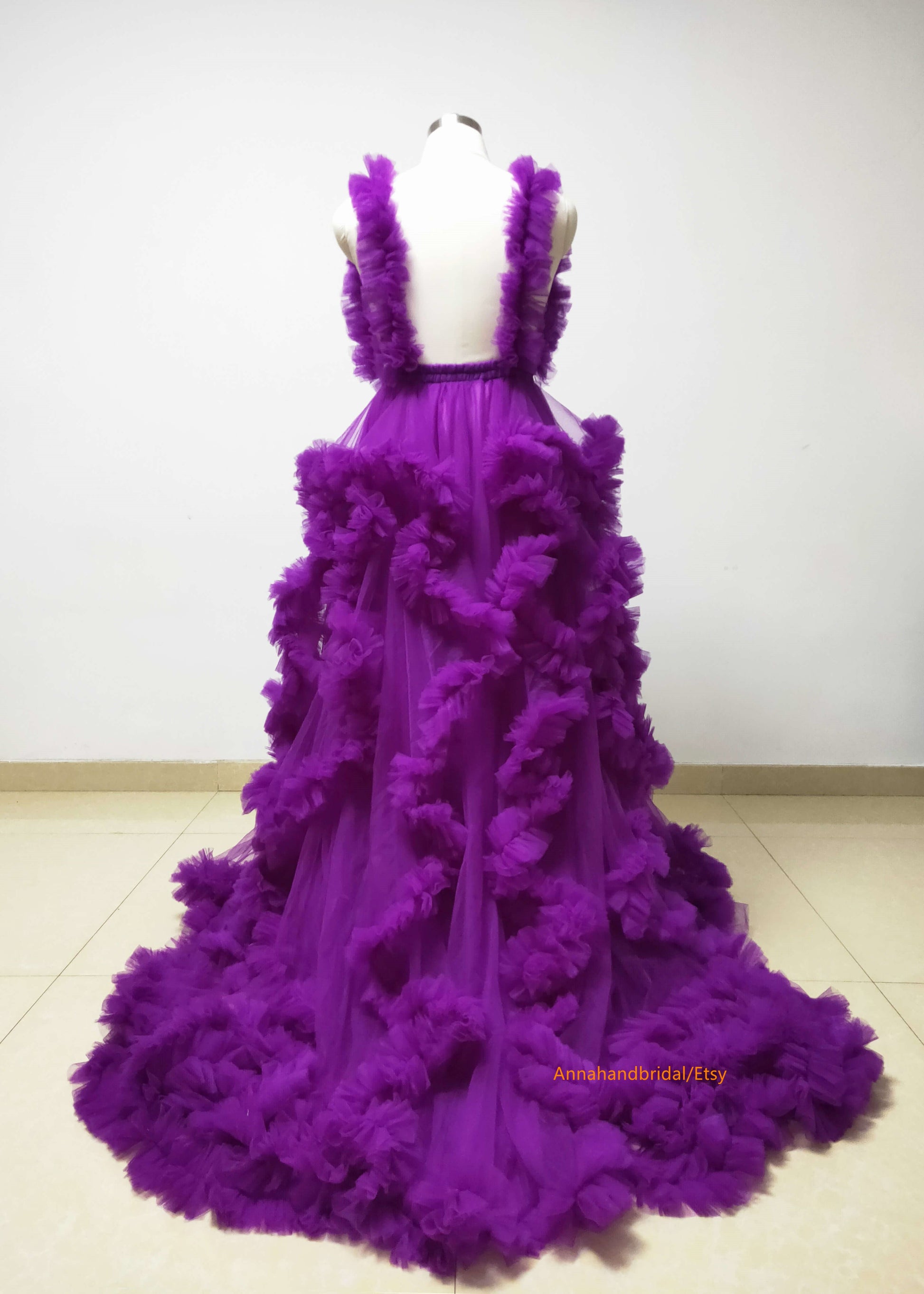 Purple Maternity Dress /Baby Shower Dress Annahandbridal Purple Maternity Dress /Baby Shower Dress Annahandbridal