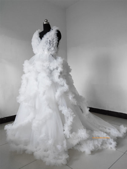 White Baby Shower Dress