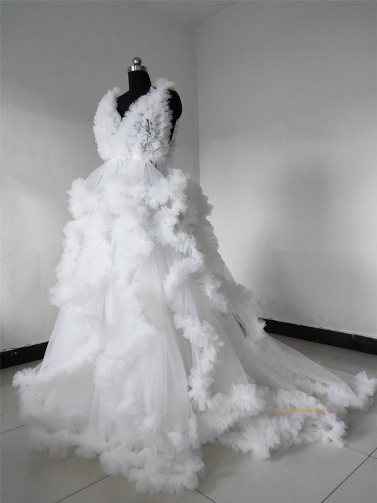 White Baby Shower Dress