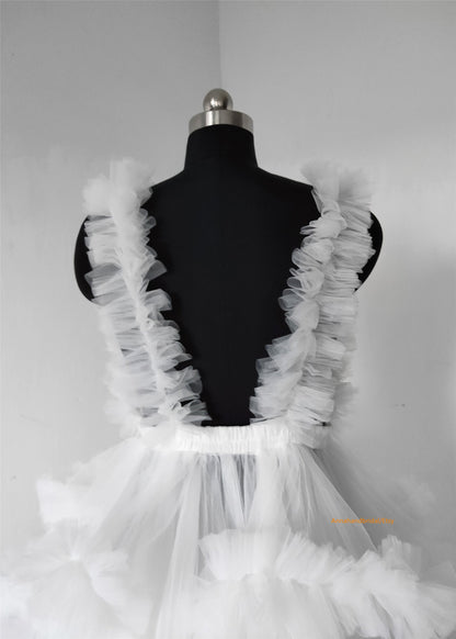 White Baby Shower Dress
