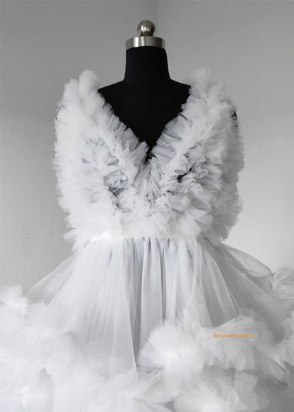 White Baby Shower Dress