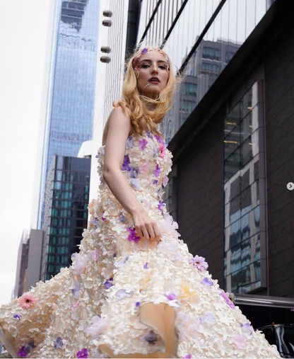 Luxury Handmade Wedding Dress/Short Prom Dress