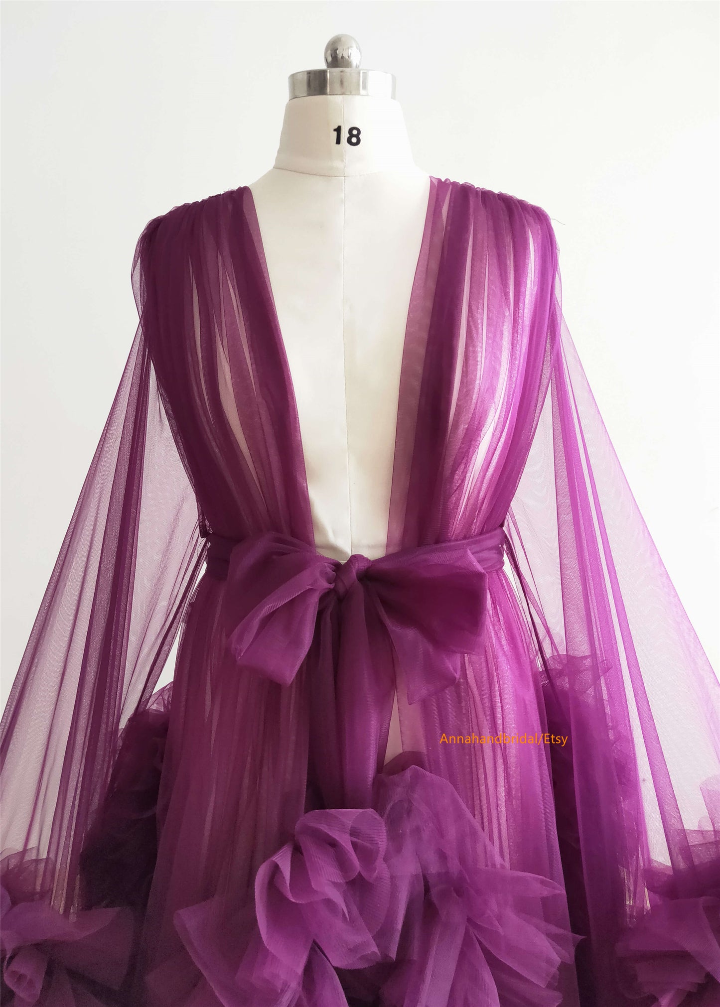 Purple Tulle Maternity Dress/Photo shot Dresses