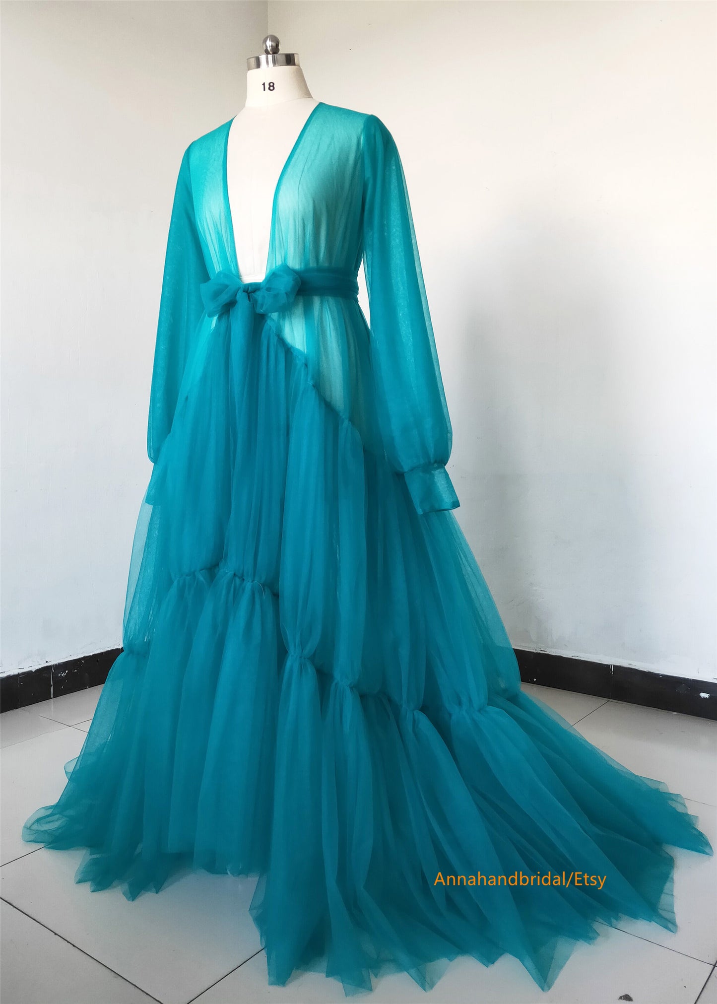 Tiffany Maternity Robe/Photo Shoot Dress