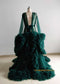 Green Maternity Robe/Photo Shoot Dress