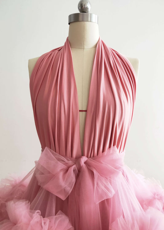 Hot Pink Maternity Dress