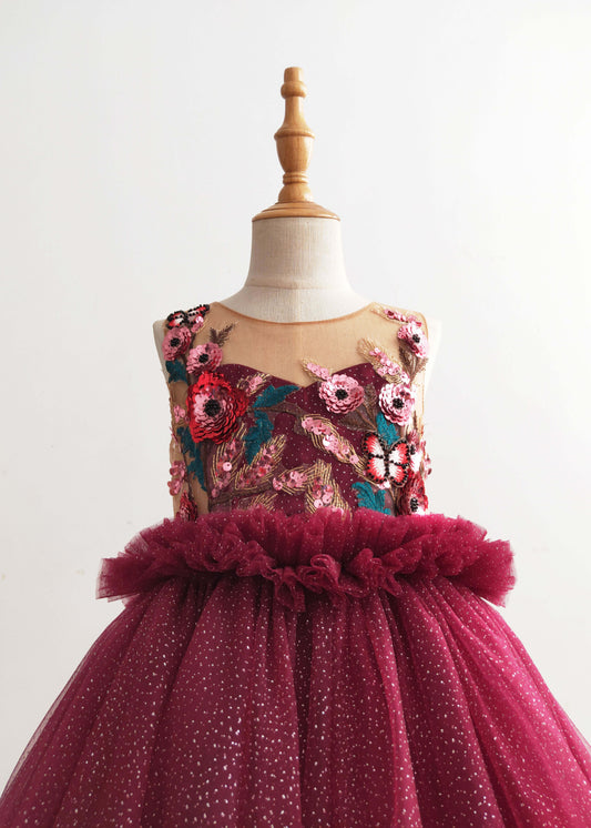 Sparkle Tulle Little Girl Dress/Pageant Dress