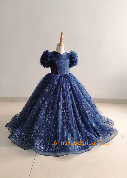 Sparkle Tulle Little Girl Dress/Girls Pageant Dress