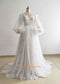 Ivory Polka Dot Lace Wedding Dress/Photo Shoot Dress