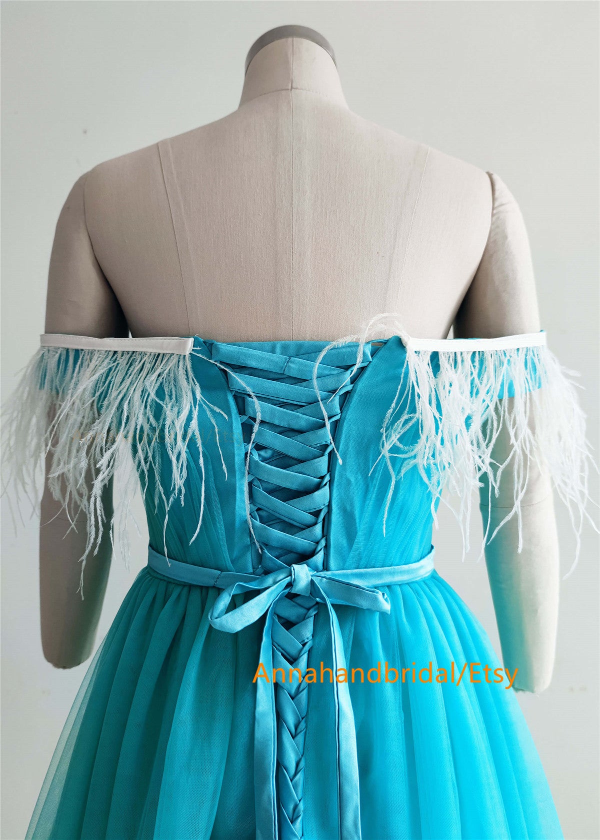 Tiffany Blue Tulle Photo Shot Dress/Prom Dress