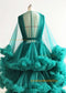 Emerald Green Tulle Maternity Dress/Photoshoot Dress