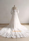 White Lace Vintage Wedding Dress