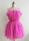 Two Piece Fuchsia Photo Shot Dress