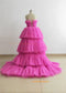 Two Piece Fuchsia Photo Shot Dress