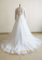 Beaded Lace Tulle Wedding Dress