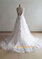 V Neck Lace Wedding Dress