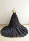 Black Pearls Bridal Dress/Prom Dress